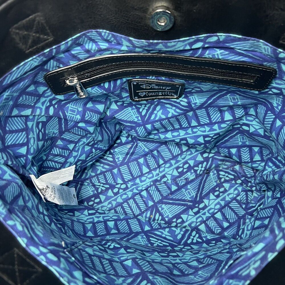 Loungefly Disney Lilo & Stitch/ Scrump Face 2 Sided Face Tote Bag large purse - Picture 4 of 9